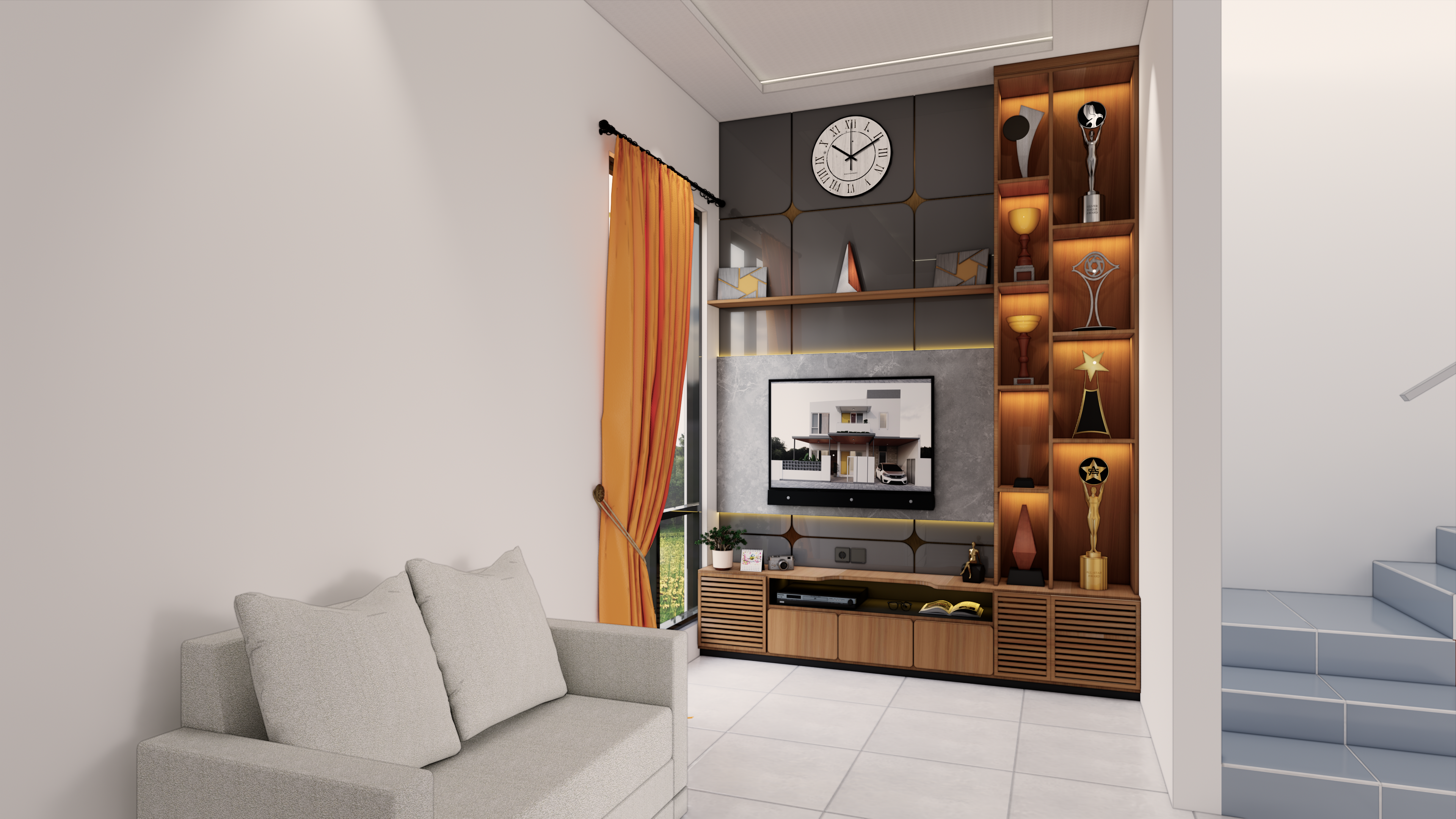 Ruang Keluarga Modern